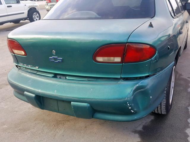 1G1JF5249X7110782 - 1999 CHEVROLET CAVALIER L GREEN photo 9