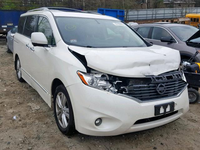 JN8AE2KP3D9069752 - 2013 NISSAN QUEST S WHITE photo 1