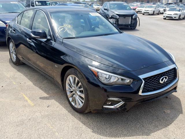 JN1EV7AP6KM513182 - 2019 INFINITI Q50 LUXE BLACK photo 1