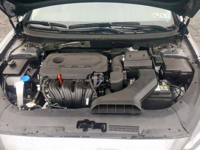 5NPE34AF8JH651131 - 2018 HYUNDAI SONATA SPO GRAY photo 7