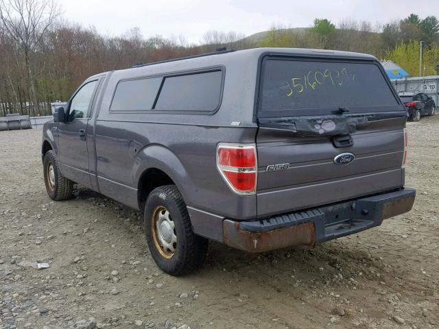 1FTMF1CW8AKA97086 - 2010 FORD F150 GRAY photo 3