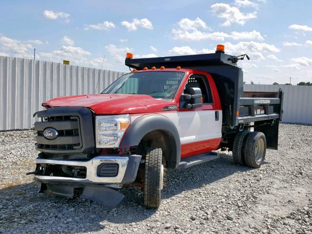 1FDUF5HT4GEC33867 - 2016 FORD F550 SUPER RED photo 2