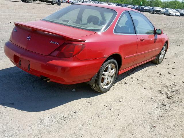 19UYA3259XL003774 - 1999 ACURA 2.3CL RED photo 4
