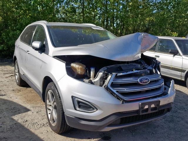 2FMPK4K90GBB13706 - 2016 FORD EDGE TITAN SILVER photo 1