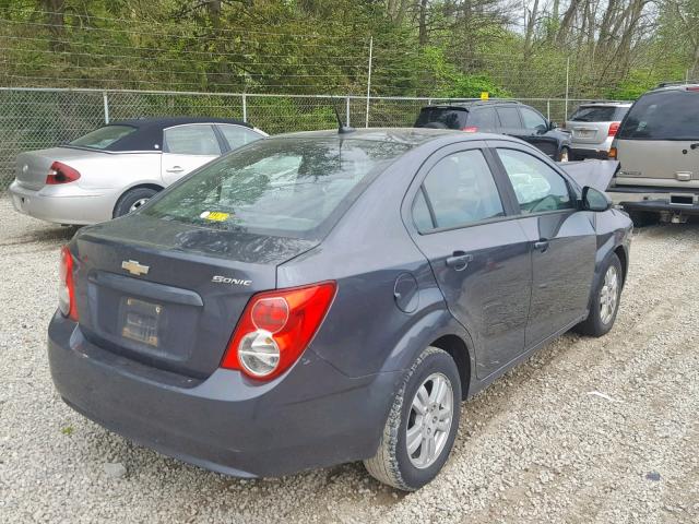 1G1JA5SH8C4186443 - 2012 CHEVROLET SONIC LS GRAY photo 4
