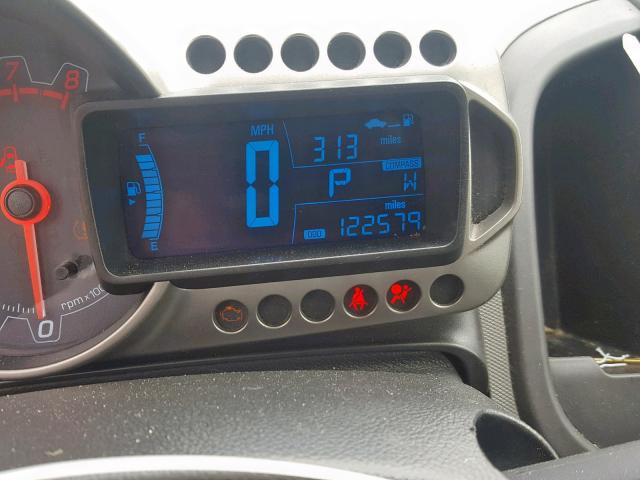 1G1JA5SH8C4186443 - 2012 CHEVROLET SONIC LS GRAY photo 8