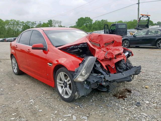 6G2ER57709L182006 - 2009 PONTIAC G8 BURN photo 1