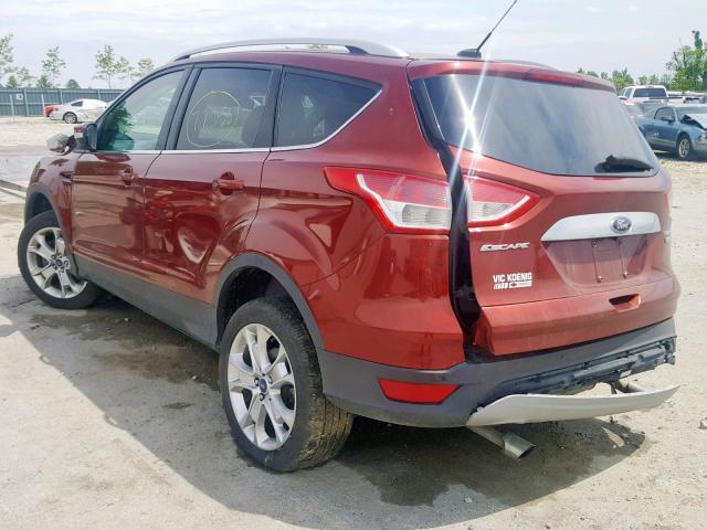 1FMCU0J92EUA62252 - 2014 FORD ESCAPE TIT BURGUNDY photo 3