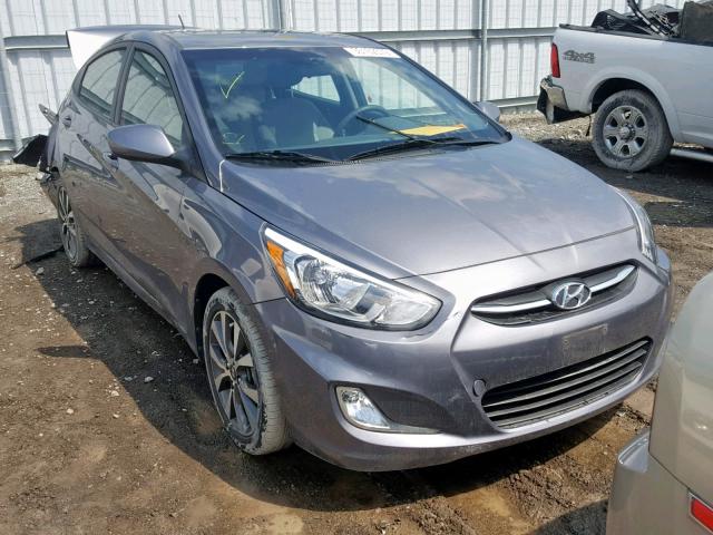 KMHCT4AE8GU047460 - 2016 HYUNDAI ACCENT SE GRAY photo 1