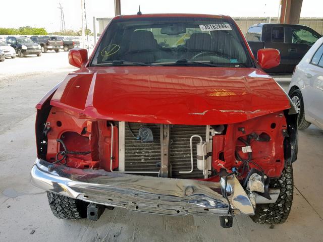 1GCDSCF91C8101508 - 2012 CHEVROLET COLORADO L RED photo 10