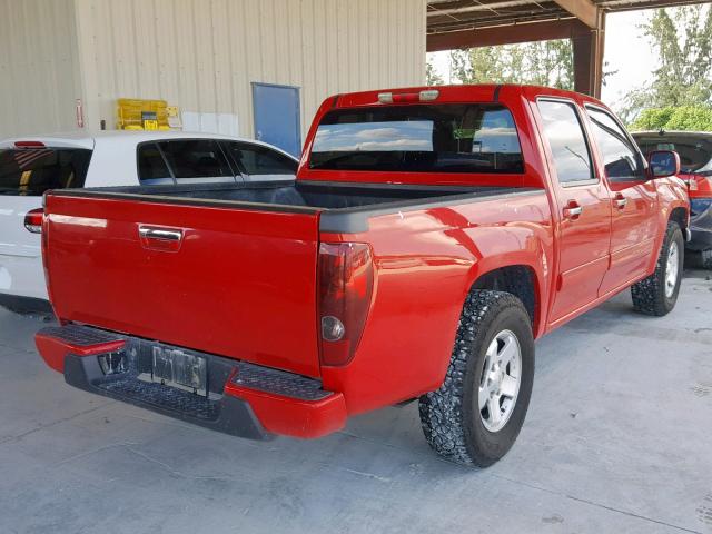 1GCDSCF91C8101508 - 2012 CHEVROLET COLORADO L RED photo 4