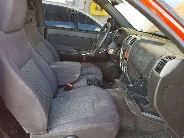 1GCDSCF91C8101508 - 2012 CHEVROLET COLORADO L RED photo 5