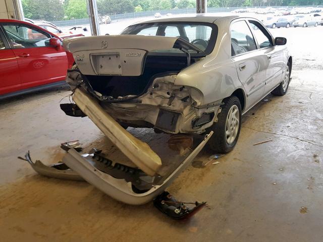 1YVGF22C8Y5137597 - 2000 MAZDA 626 ES SILVER photo 4