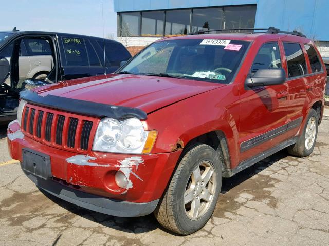 1J4GR48K86C243087 - 2006 JEEP GRAND CHER BURGUNDY photo 2