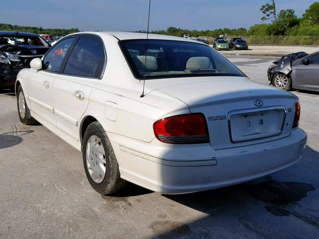 KMHWF25S25A122872 - 2005 HYUNDAI SONATA GL WHITE photo 3