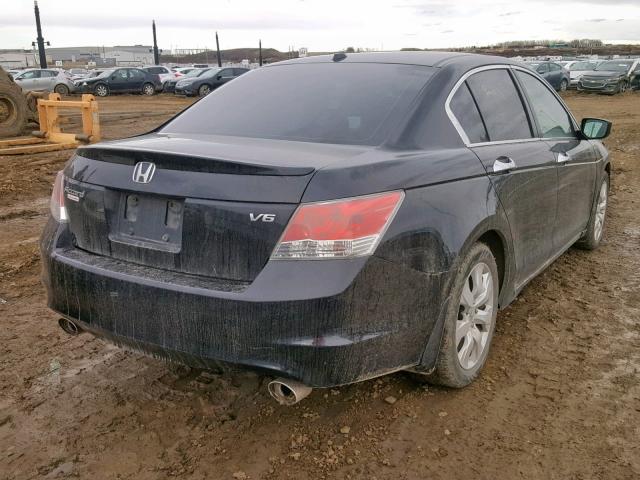 1HGCP36849A800932 - 2009 HONDA ACCORD EXL BLACK photo 4