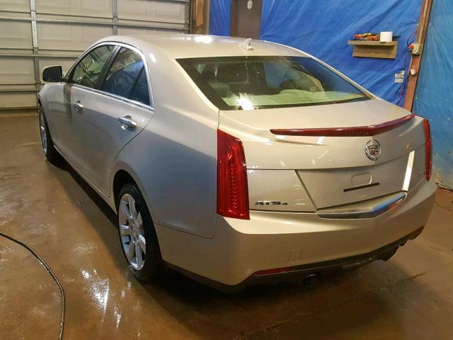 1G6AG5RX2E0193257 - 2014 CADILLAC ATS BEIGE photo 3