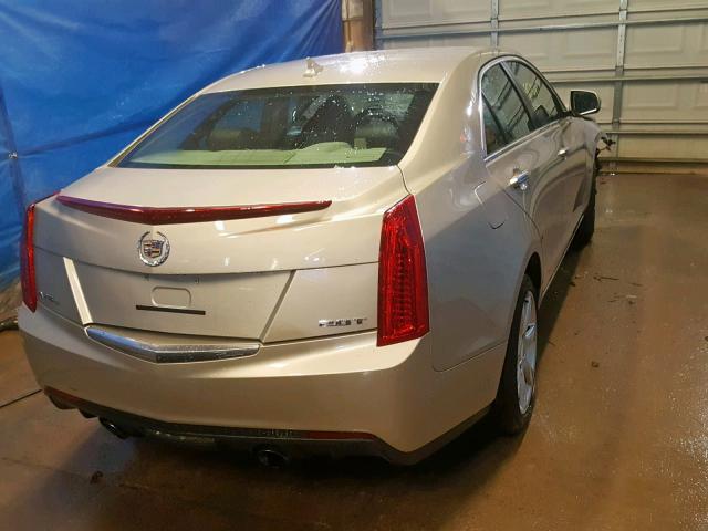 1G6AG5RX2E0193257 - 2014 CADILLAC ATS BEIGE photo 4