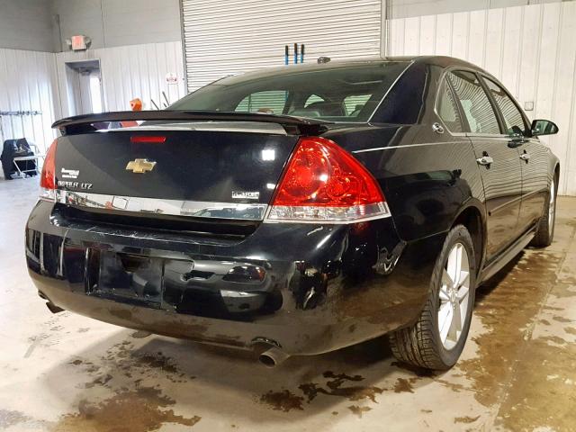 2G1WU57M991170923 - 2009 CHEVROLET IMPALA LTZ BLACK photo 4