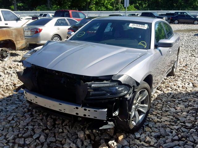 2C3CDXHG4GH265767 - 2016 DODGE CHARGER SX GRAY photo 2