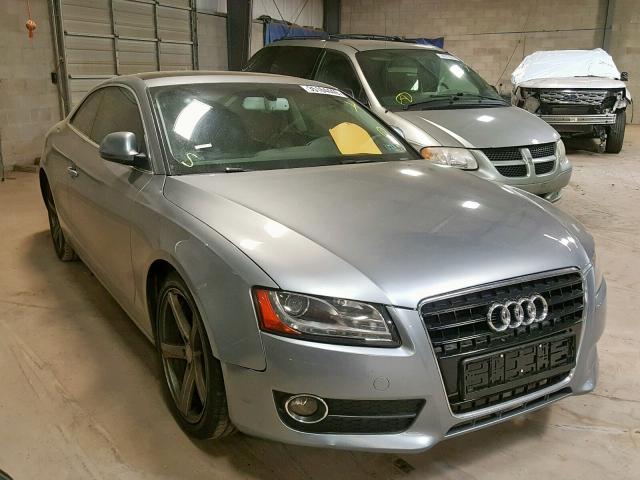 WAUDK78T49A015107 - 2009 AUDI A5 QUATTRO GRAY photo 1