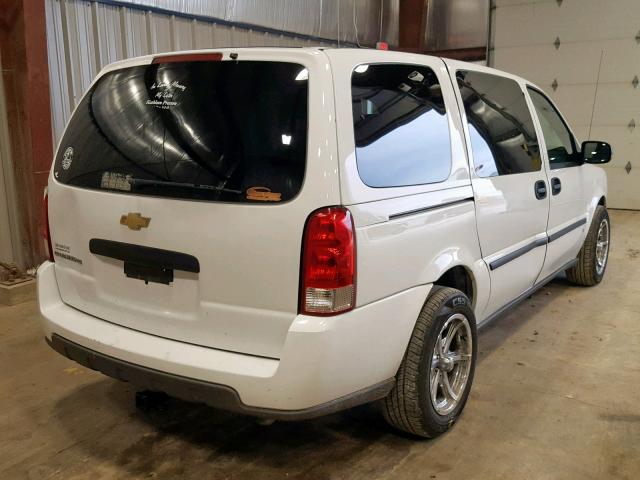 1GNDV23L26D226599 - 2006 CHEVROLET UPLANDER L WHITE photo 4