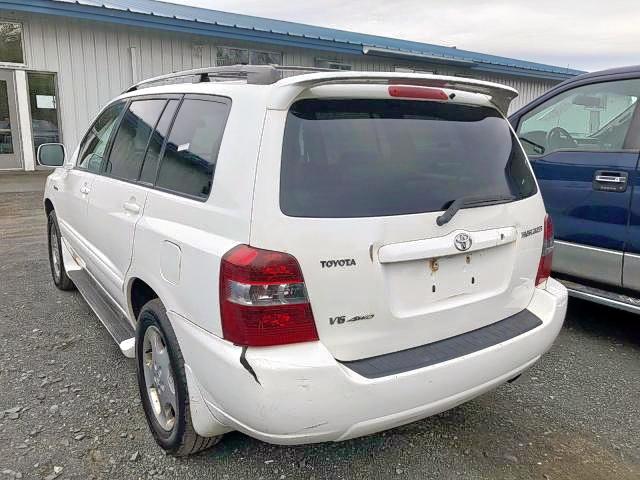 JTEEP21A140017461 - 2004 TOYOTA HIGHLANDER WHITE photo 3