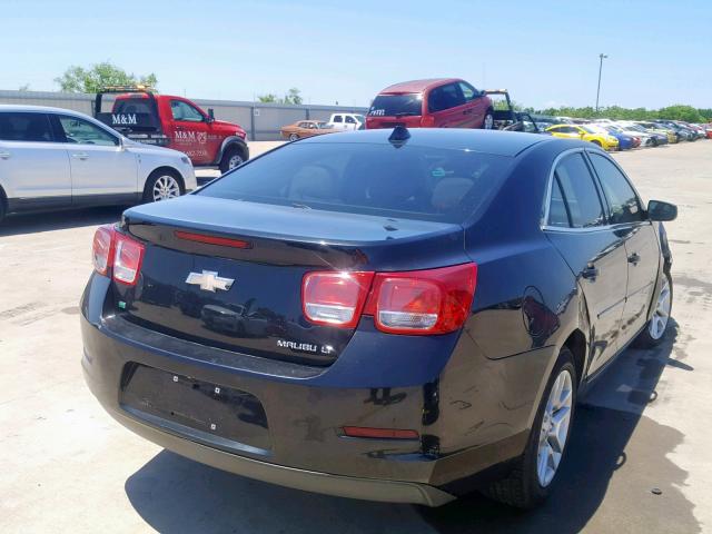 1G11C5SLXEF206794 - 2014 CHEVROLET MALIBU 1LT BLACK photo 4