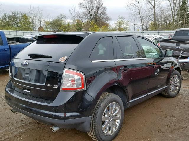 2FMDK49C08BB33802 - 2008 FORD EDGE LIMIT BLACK photo 4