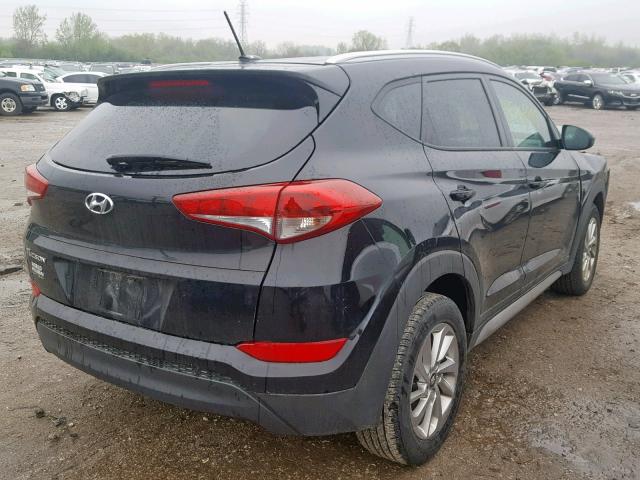 KM8J33A45HU313687 - 2017 HYUNDAI TUCSON LIM BLACK photo 4