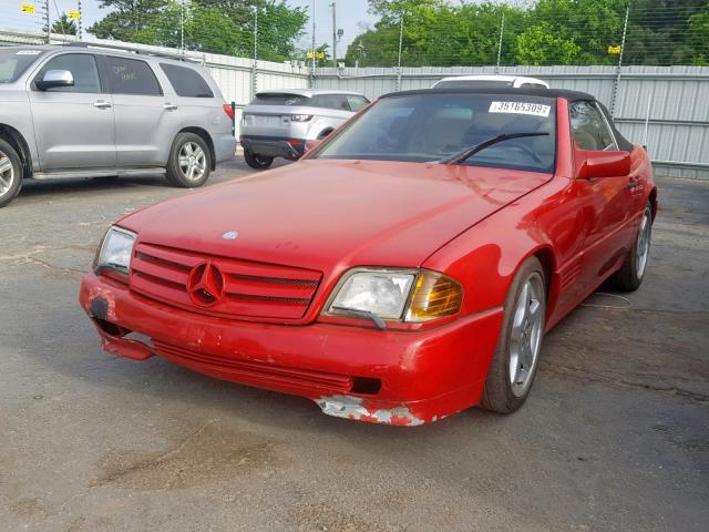 WDBFA61E1LF006250 - 1990 MERCEDES-BENZ 300 SL RED photo 2