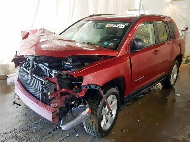 1C4NJDBB9GD780897 - 2016 JEEP COMPASS SP 红色 照片 2