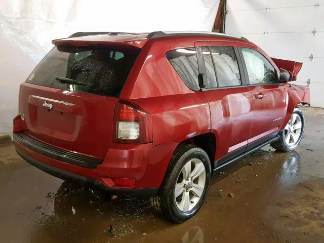 1C4NJDBB9GD780897 - 2016 JEEP COMPASS SP 红色 照片 4