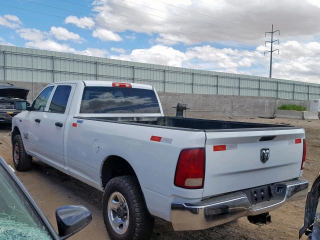 3C6TR5HT8DG606816 - 2013 RAM 2500 ST WHITE photo 3