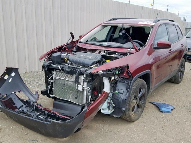 1C4PJLCBXJD620794 - 2018 JEEP CHEROKEE L RED photo 2