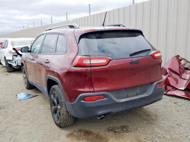 1C4PJLCBXJD620794 - 2018 JEEP CHEROKEE L RED photo 3