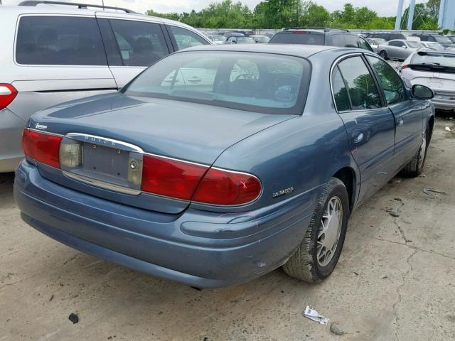 1G4HP54K1YU139710 - 2000 BUICK LESABRE CU BLUE photo 4