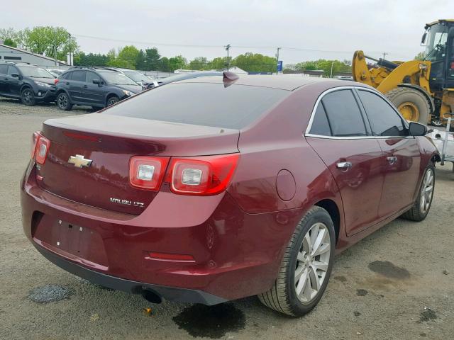 1G11G5SX8FF197005 - 2015 CHEVROLET MALIBU LTZ 红色 照片 4