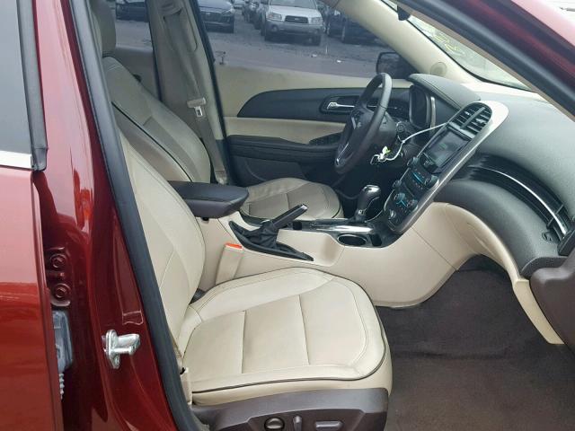 1G11G5SX8FF197005 - 2015 CHEVROLET MALIBU LTZ 红色 照片 5