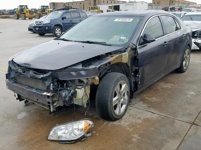 1G1ZA5E04A4122793 - 2010 CHEVROLET MALIBU LS GRAY photo 2