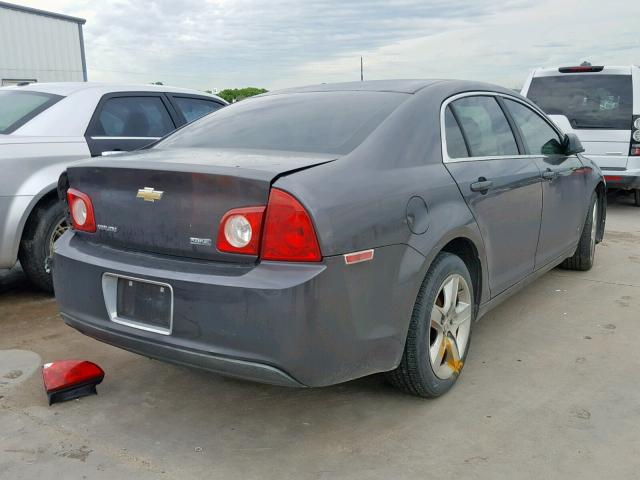 1G1ZA5E04A4122793 - 2010 CHEVROLET MALIBU LS GRAY photo 4