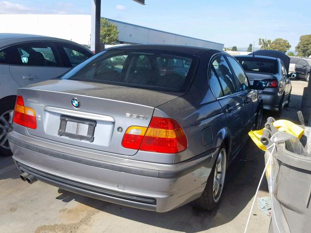 WBAEV53483KM04270 - 2003 BMW 330 I GRAY photo 4