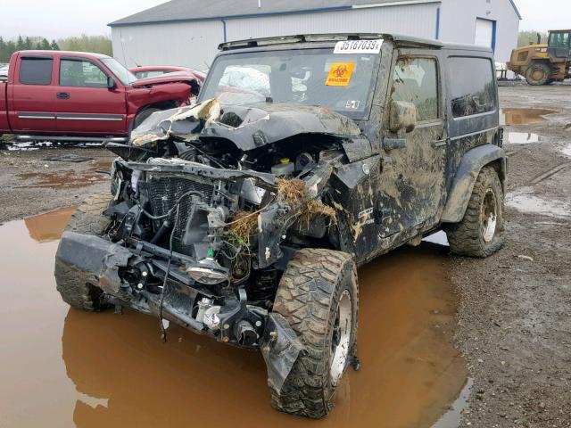 1C4AJWAGXJL808453 - 2018 JEEP WRANGLER S შავი ფოტო 2