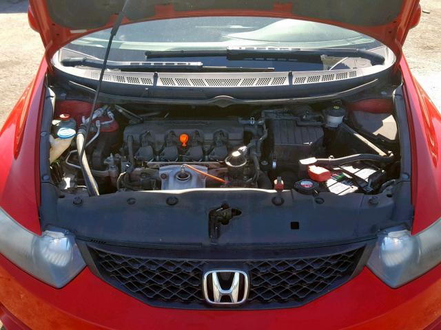 2HGFG12909H509877 - 2009 HONDA CIVIC EXL RED photo 7