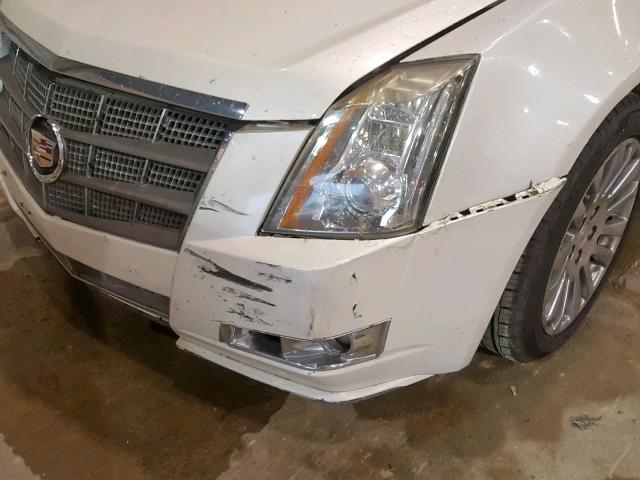 1G6DK5EG3A0105764 - 2010 CADILLAC CTS PERFOR WHITE photo 9