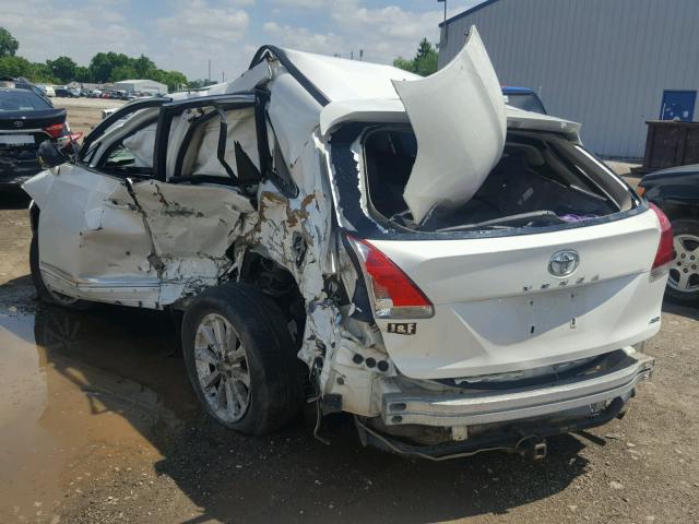 4T3BA3BB2AU010449 - 2010 TOYOTA VENZA BASE WHITE photo 3