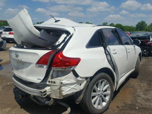 4T3BA3BB2AU010449 - 2010 TOYOTA VENZA BASE WHITE photo 4