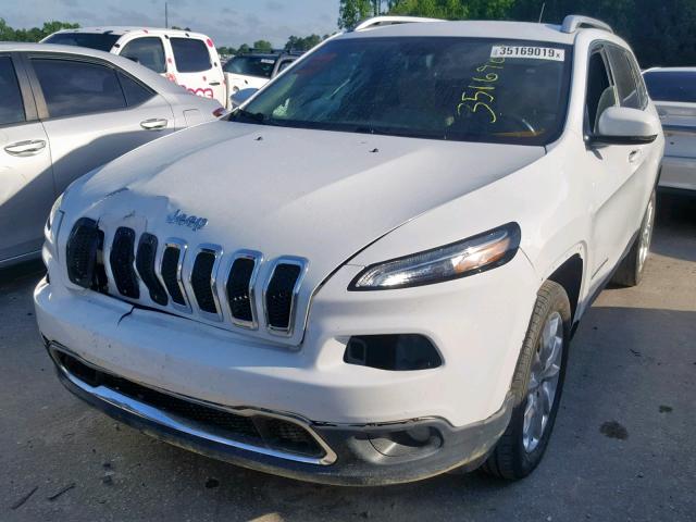 1C4PJLDB2GW249612 - 2016 JEEP CHEROKEE L WHITE photo 2