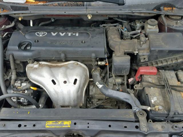 JTKDE177770197697 - 2007 TOYOTA SCION TC BURGUNDY photo 7