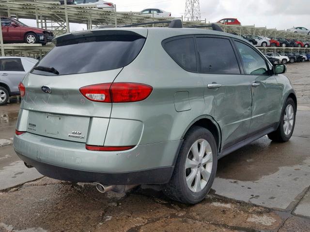 4S4WX83C364410539 - 2006 SUBARU B9 TRIBECA GREEN photo 4